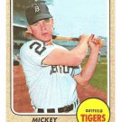 1968 Topps baseball card #129 Mickey Stanley Detroit Tigers VG