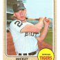 1968 Topps baseball card #129 Mickey Stanley Detroit Tigers VG