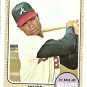 1968 Topps baseball card #55 Felipe Alou Atlanta Braves VG/EX