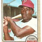 1968 Topps baseball card #190 Bill White Philadelphia Phillies VG/EX