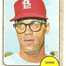 1968 Topps baseball card #46 Dave Ricketts St. Louis cardinals VG