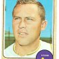 1968 Topps baseball card #385 Jim Catfish Hunter Oakland A's Athletics EX