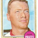 1968 Topps baseball card #215 Jim Bunning Pittsburgh Pirates EX