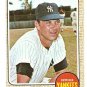 1968 Topps baseball card #69 Tom Tresh New York Yankees VG/EX