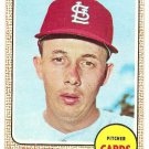 1968 Topps baseball card #68 Ron Willis St. Louis Cardinals VG
