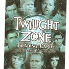 2005 Rittenhouse Archives promo card Twilight Zone: Science & Superstition P1 NM/M