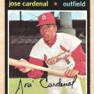 1971 Topps baseball card #435 Lose Cardenal St. Louis Cardinals EX