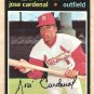 1971 Topps baseball card #435 Lose Cardenal St. Louis Cardinals EX