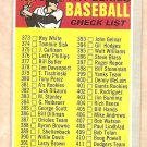 1970 Topps baseball card #343 4th Series checklist UNMARKED EX