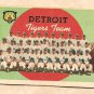 1959 Topps baseball card #329 Detroit Tigers team card checklist - marked on back VG