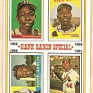 1974 Topps baseball card #3 Hank Aaron Special VG