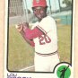 1973 Topps baseball card #320 Lou Brock St. Louis Cardinals Good cond.