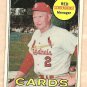 1969 Topps baseball card #462 Red Schoendienst St. Louis Cardinals, Good - light creases