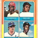 1975 Topps baseball card #622 rookies Fred Lynn Ed Armbrister Tom Poquette Terry Whitfield G