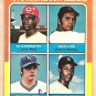 1975 Topps baseball card #622 rookies Fred Lynn Ed Armbrister Tom Poquette Terry Whitfield G
