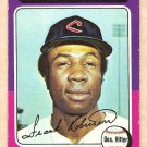 1975 Topps baseball card #580 Frank Robinson Cleveland Indians VG