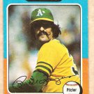 1975 Topps baseball card #21 Rollie Fingers Oakland A's, VG