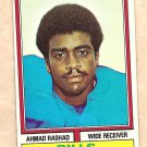 1974 Topps football card #105 Ahmad Rashad (Bobby Moore) RC rookie Buffalo Bills VG