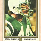1974 Topps football card #280 John Riggins New York Jets VG