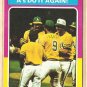 1975 Topps baseball card #466 Oakland A's win the World Series! NM/M