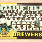1975 Topps baseball card #384 Milwaukee Brewers team checklist - unmarked EX-