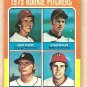 1975 Topps baseball card #614 rookies Jack Kucek Dyar Miller Vern Ruhle Paul Siebert EX