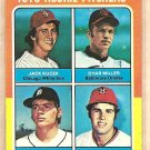 1975 Topps baseball card #614 (C) rookies Jack Kucek Dyar Miller Vern Ruhle Paul Siebert NM