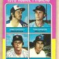 1975 Topps baseball card #618 (B) Jamie Easterly Tom Johnson Scott McGregor Rick Rhoden EX-