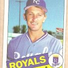 1985 Topps baseball card #23 Bret Saberhagen Kansas City Royals NM/M
