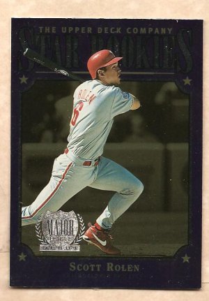1997 Upper Deck Star Rookies baseball card #229 Scott Rolen Philadelphia Phillies NM/M