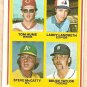 1978 Topps baseball card #701 Tom Hume Larry Landreth Steve McCatty Bruce Taylor VG