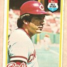 1978 Topps baseball card #700 Johnny Bench Cincinnati Reds VG+