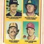 1978 Topps baseball card #702 Bill Nahoroony Kevin Pasley Rick Sweet Don Werner EX
