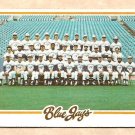 1978 Topps baseball card #626 (B) Toronto Blue jays team card checklist - UNMARKED NM/M
