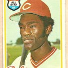 1978 Topps baseball card #500 George Foster Cincinnati Reds VG