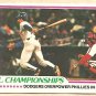 1978 Topps baseball card #412 (B) NL Championships Phillies Dodgers NM