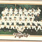 1978 Topps baseball card #404 Detroit Tigers team card checklist - UNMARKED VG (bent crnr)