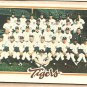 1978 Topps baseball card #404 Detroit Tigers team card checklist - UNMARKED VG (bent crnr)