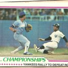 1978 Topps baseball card #411 1977 World Series Reggie Jackson New York Yankees VG/EX