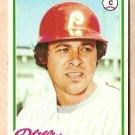 1978 Topps baseball card #161 Bob Boone Philadelphia Phillies VG/EX