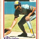 1978 Topps baseball card #154 (B) Cecil Cooper Milwaukee Brewers NM