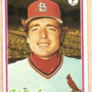 1978 Topps baseball card #281 (D) Eric Rasmussen St. Louis Cardinals NM