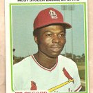 1978 Topps baseball card #1 Lou Brock Stolen base leader St. Louis Cardinals EX/NM