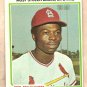 1978 Topps baseball card #1 Lou Brock Stolen base leader St. Louis Cardinals EX/NM