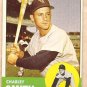 1963 Topps baseball card #424 Charley Smith Chicago White Sox EX