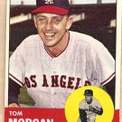 1963 Topps baseball card #421 Tom Morgan Los Angeles Angels EX/NM