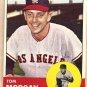 1963 Topps baseball card #421 Tom Morgan Los Angeles Angels EX/NM