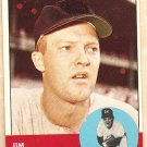 1963 Topps baseball card #411 Jim Constable Milwaukee Braves EX