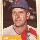1963 Topps baseball card #416 Alex Grammas Chicago Cubs NM
