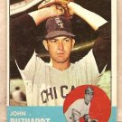 1963 Topps baseball card #35 John Buzhardt Chicago White Sox EX